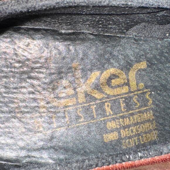 Rieker Dana Heeled Loafers Women's Size 6 Brown Leather Slip On Comfort Shoes - Picture 4 of 8